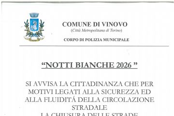 Limitazione della circolazione veicolare - Notti Bianche 2026- Giovedì 9 e 16 luglio 2026